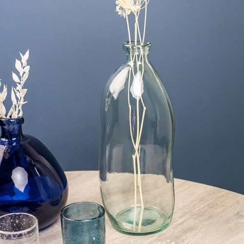 ou trouver objet deco durable verre recycle Vase bouteille simplicity 51 cm en verre recyclé