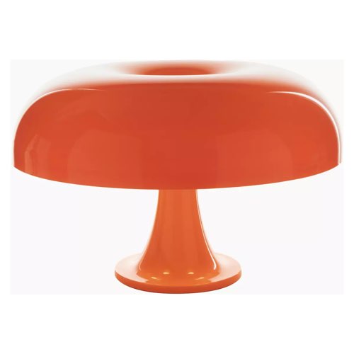 deco design couleur orange Lampe à poser orange rétro vintage années 70 