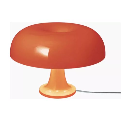 deco design couleur orange Lampe à poser orange petit modèle années 70