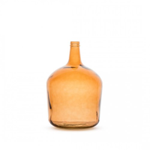 deco meuble couleur orange maisons du monde Vase en verre dame jeanne 4 litres ambre