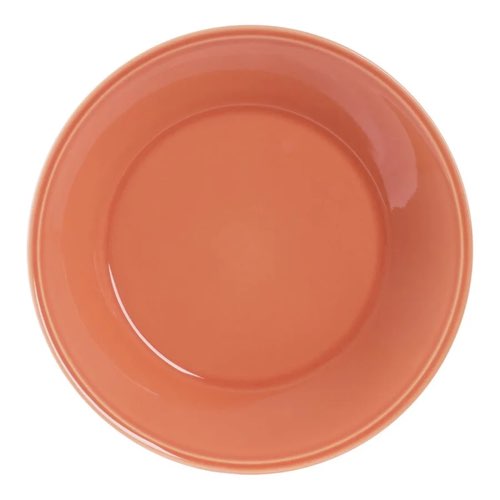 decoration bleu orange petit prix Assiette creuse Louise 22 cm