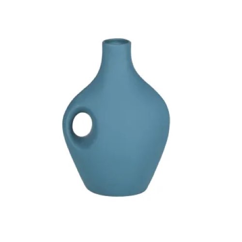 mariage bleu et orange meuble et deco maisons du monde Vase en dolomite bleu vert