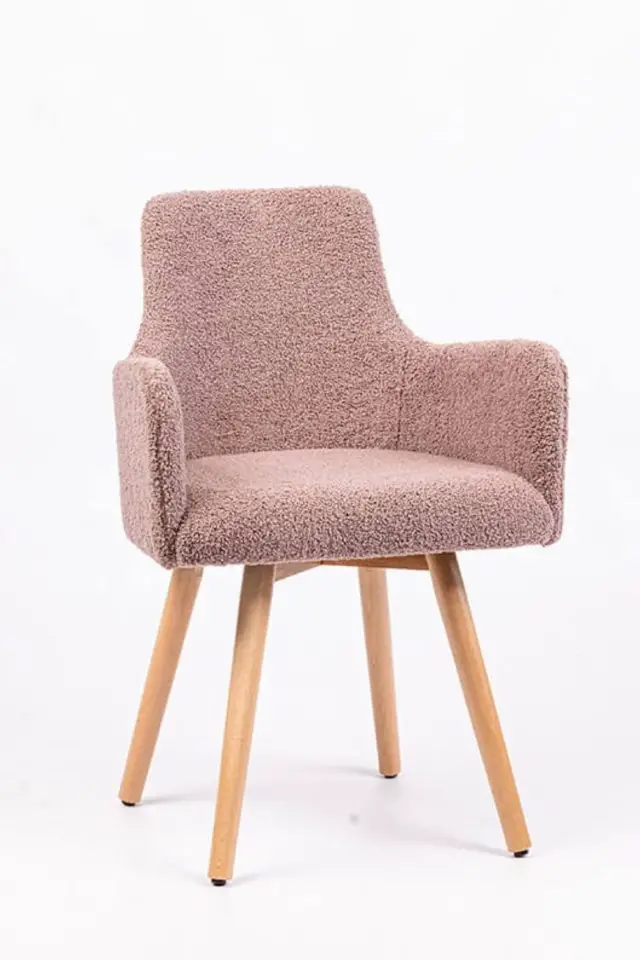 meuble made in france 4 pieds chambre adulte cosy Fauteuil Anders au look cocooning scandinave