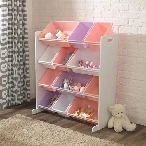 meuble rangement jouet enfant maisons du monde Casiers enfant couleurs pastels trie et range