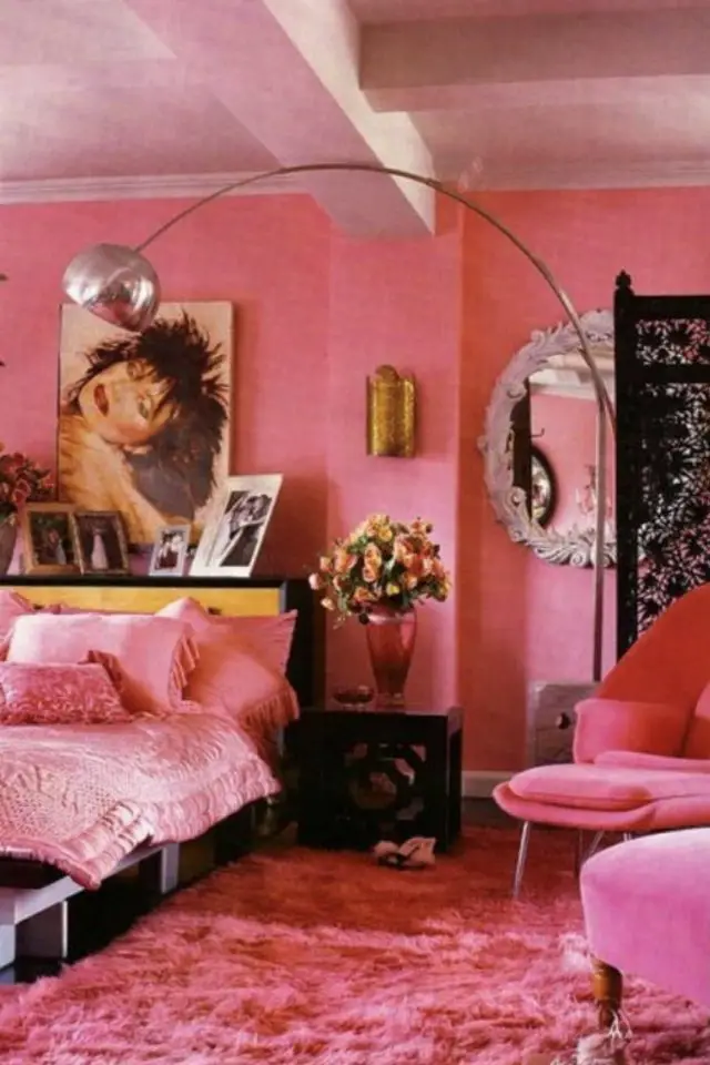 one direction harry styles tenues concert idee deco chambre à coucher différente nuance de rose vintage
