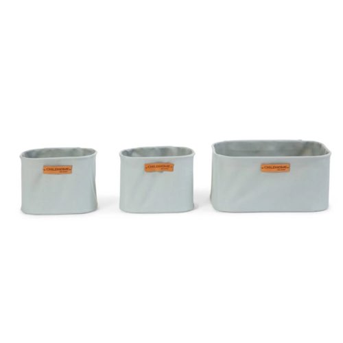 rangement jouets enfant panier maisons du monde Lot de 3 paniers de rangement à suspendre gris clair