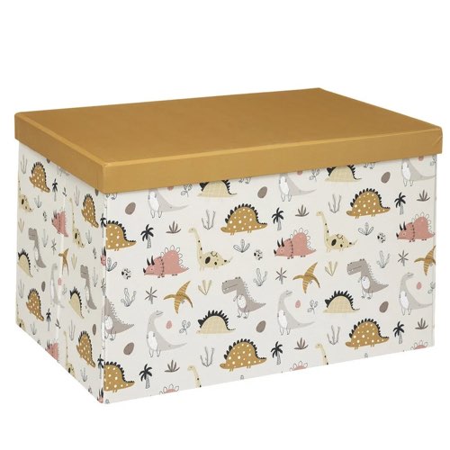 solutions rangement chambre enfant pas cher Boite de rangement carton dinosaure