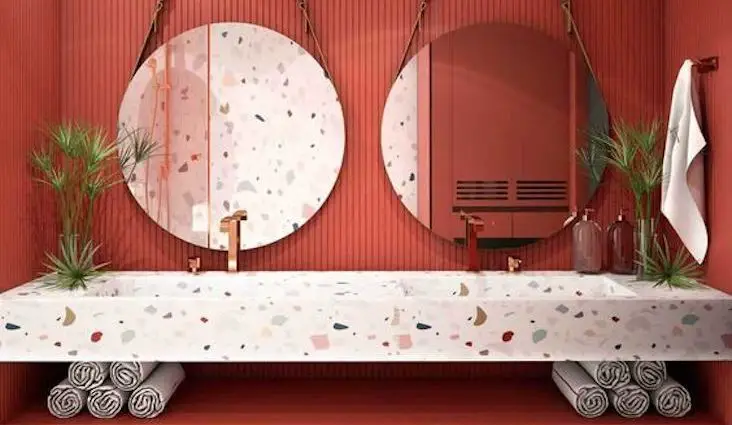 comment reussir deco salle de bain couleur carrelage mur sol meuble vasque miroir douche italienne moderne