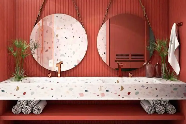 comment reussir deco salle de bain couleur carrelage mur sol meuble vasque miroir douche italienne moderne