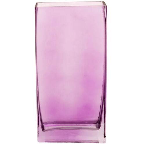 couleur deco jaune violet maisons du monde Vase en verre teinté violet H24