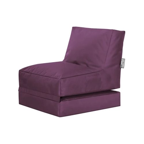 deco jaune et violet la redoute Fauteuil modulable Twist aubergine