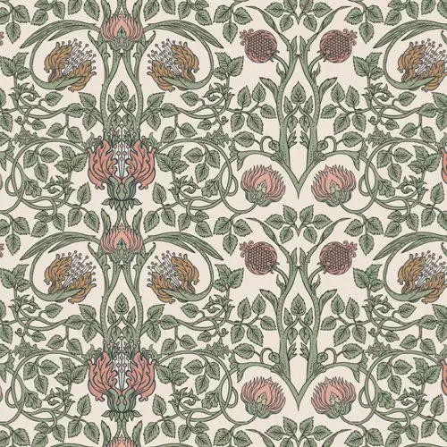 decoration ete motif fruitier grenade vacances Papier d'emballage Art Nouveau Pomegranate William Morris