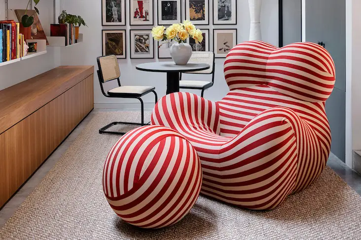 fauteuil arrondi culte design a connaitre histoire décoration salon séjour vintage