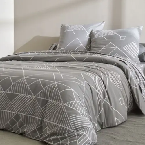 chambre adulte linge de lit minimaliste moderne Linge de lit Hector coton
