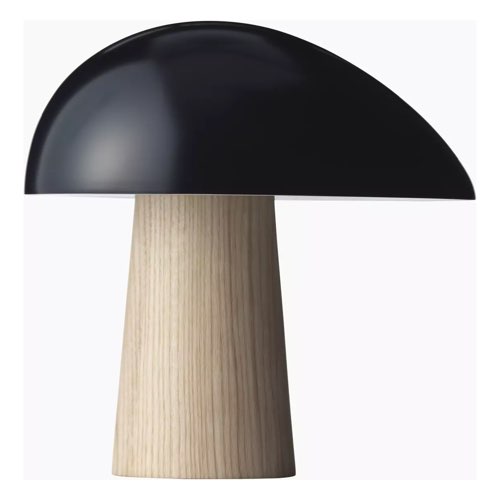 chambre design minimaliste moderne meuble decoration Lampe de table en frêne et bleu nuit