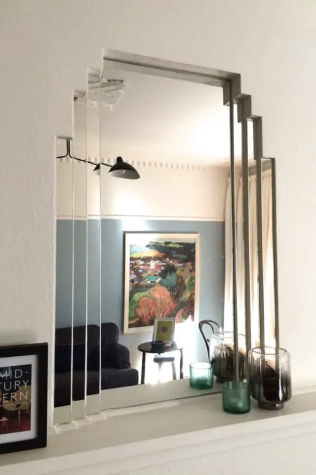 comprendre et decorer art deco miroir incrusté dans le mur effet niche décor mural linge droite esprit années folles