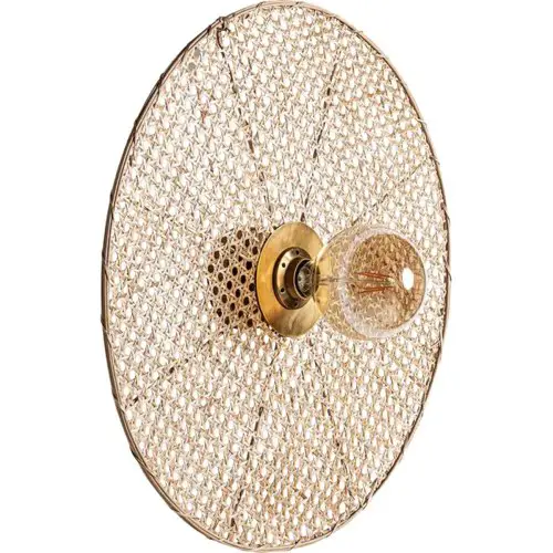 deco authentique luminaire rotin naturel Applique macey