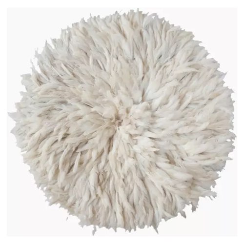 deco boheme chic dessus lit tendance Hat blanc 50 cm Yambé