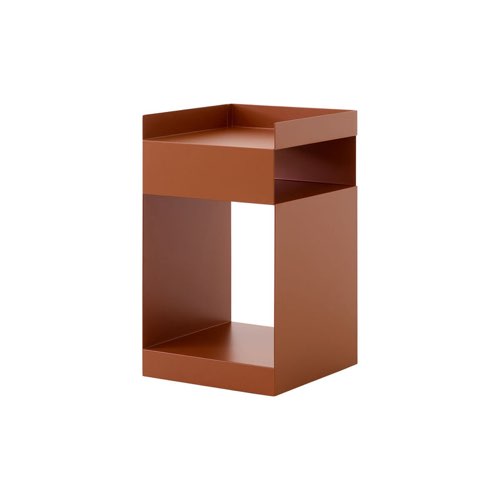 deco chambre design couleur terracotta Caisson à roulettes Rotate SC73 métal orange marron