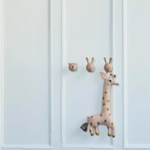 deco chambre enfant patere design Patère Lapin en bois ludique mignon