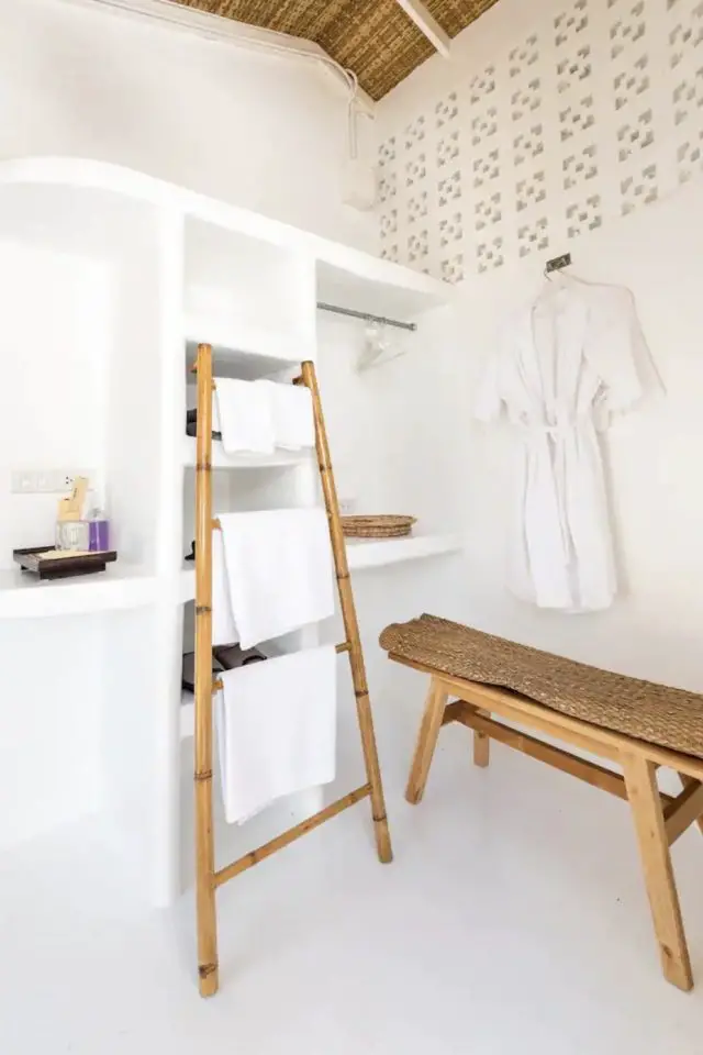 decor villa luxe bangkok voyage salle de bain blanche style méditerranéen bois simple minimaliste