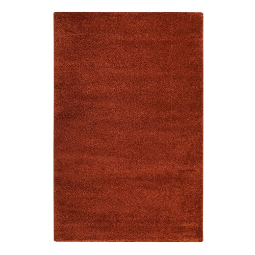 decoration chambre adulte moderne couleur terracotta Tapis uni terracotta chiné belle densité et qualité 120x170