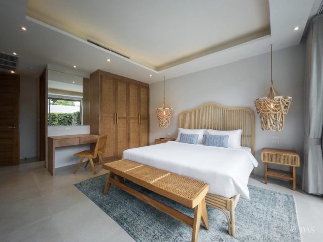 logement vacances exception thailande décor chambre à coucher chic et classe