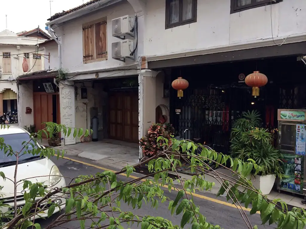 logement vacances traditionnel malaisie melaca shop-house architecture chinoise