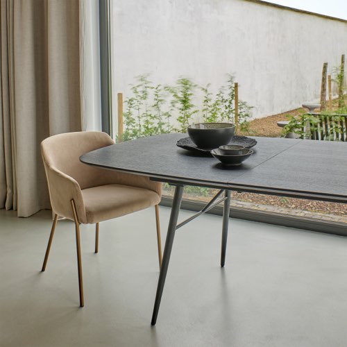 mobilier salle a manger moderne design Table à manger extensible 180-230x105cm