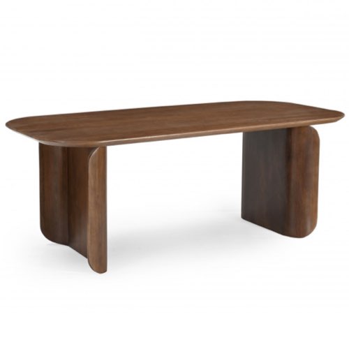 mobilier salle a manger moderne design Table à manger en bois massif 200x90cm