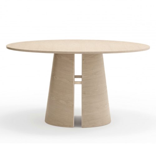 mobilier salle a manger moderne design Table à manger ronde en bois ø137cm