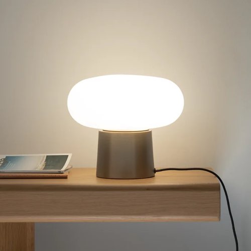 ou trouver lampe de bureau design chic Lampe à poser opaline