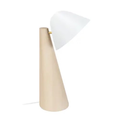 ou trouver lampe de bureau pas cher Lampe de bureau bois naturel et blanc