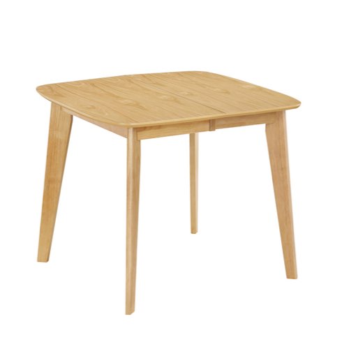 ou trouver petite table repas 2 personnes Table à manger extensible scandinave carrée placage chêne L90-130 cm