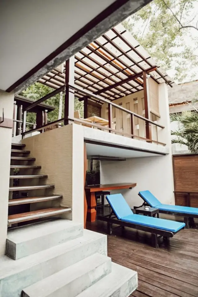 villa zen voyage thailande exception terrasse sur plusieurs niveaux pergola luxe phuket voyage