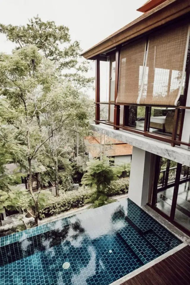 villa zen voyage thailande exception piscine terrasse sur plusieurs niveaux aménagement extérieur