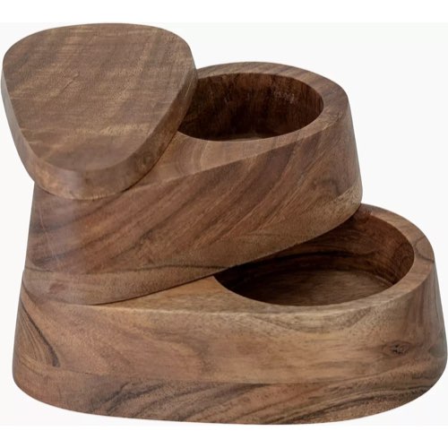 accessoire deco cuisine slow design Salière en acacia