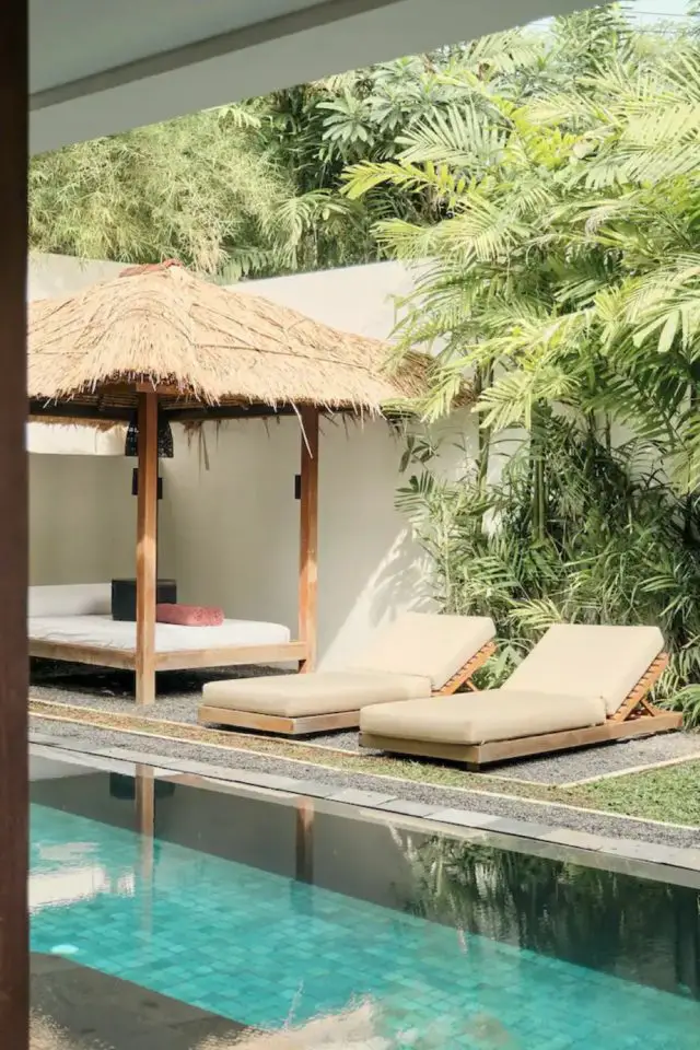 decor voyage asie indonesie vacances Bali piscine transat hébergement d'exception