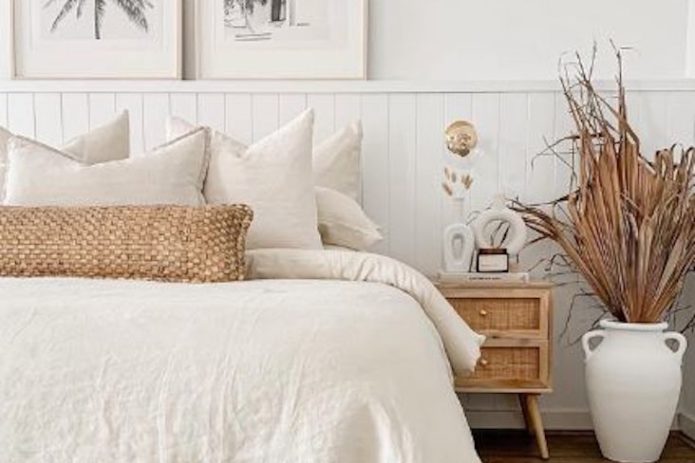 decoration chambre adulte pas cher accessoire moderne textile parure de lit tapis lampe petit meuble déco mur