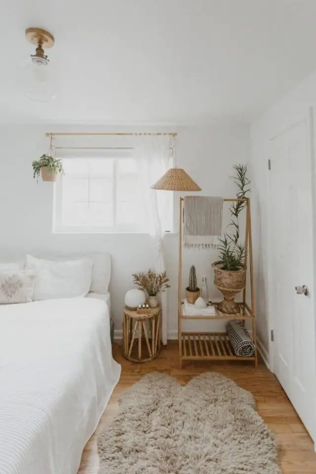 decoration chambre adulte tapis descente de lit moderne facile à mettre en oeuvre pas cher cosy