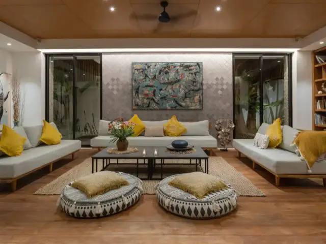 dormir bali indonesie vacances haut de gamme pièce de vie 3 canapés agencement