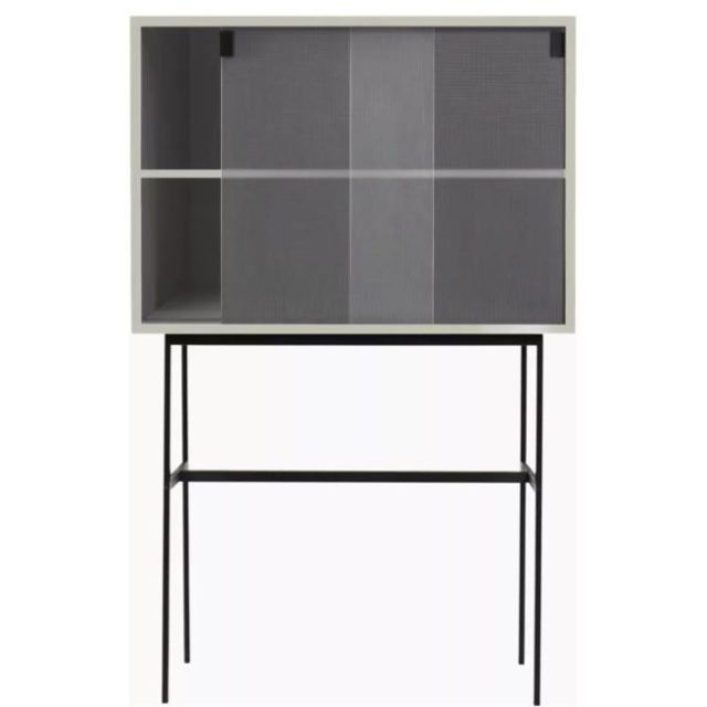meuble design minimaliste salon Vaisselier Almond Grey