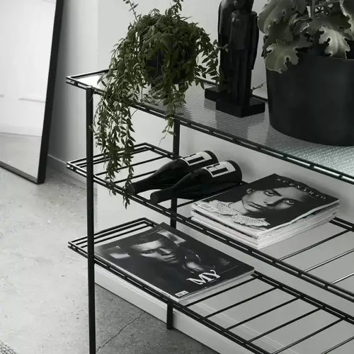 meuble design salle a manger masculine Console/Table Gany Noir