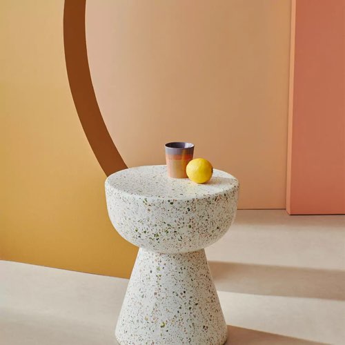 objet deco design terrazzo Table basse en terrazzo