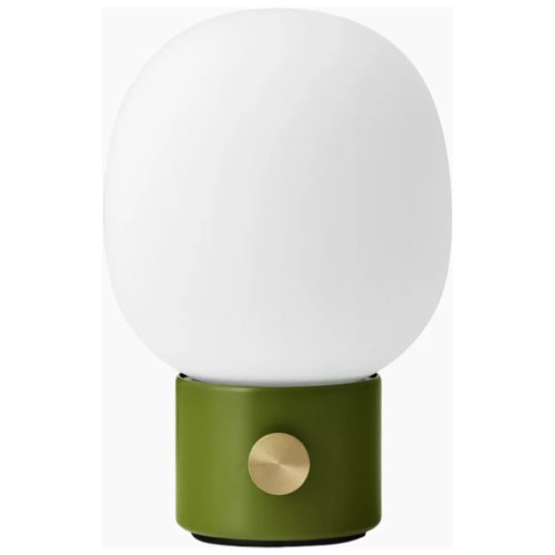 objet design nature cosy Lampe sans fil en acier vert