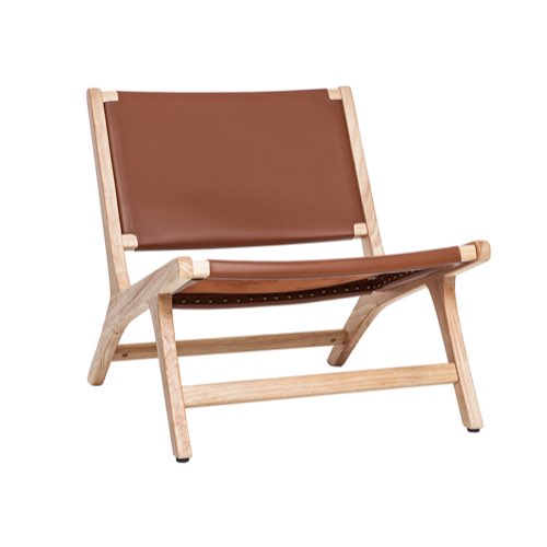 ou acheter fauteuil lounge bois pas cher Fauteuil ethnique marron et bois clair