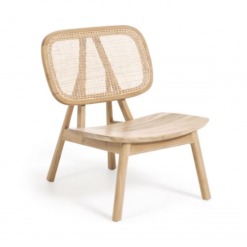 ou acheter fauteuil lounge design bois cannage Fauteuil design en teck et rotin