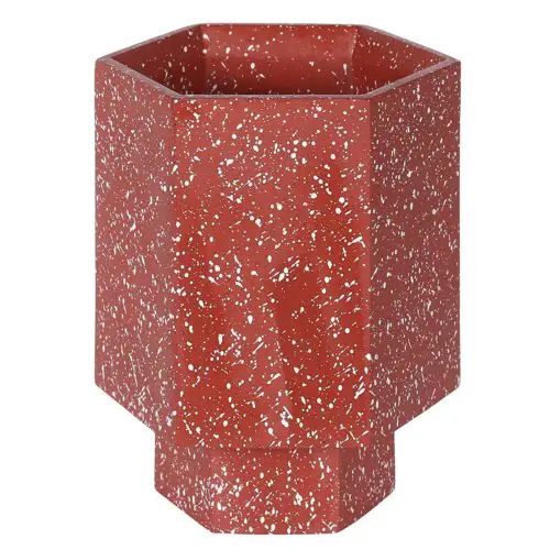 ou trouver meuble deco en terrazzo Cache-pot en terrazzo lie de vin