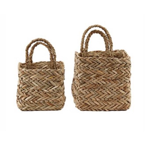 ou trouver panier naturel boheme Panier avec anses - lot de 2