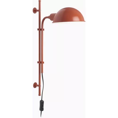 salon deco design couleur terracotta Applique en fer terracotta